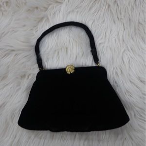 Vintage velvet bag